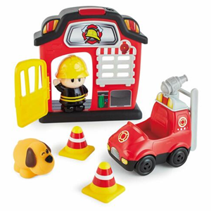 اسباب بازی موزیکال کودک طرح ایستگاه آتش نشانی Fire Station با آدمک وین فان winfun مدل 001307_اسباب بازی